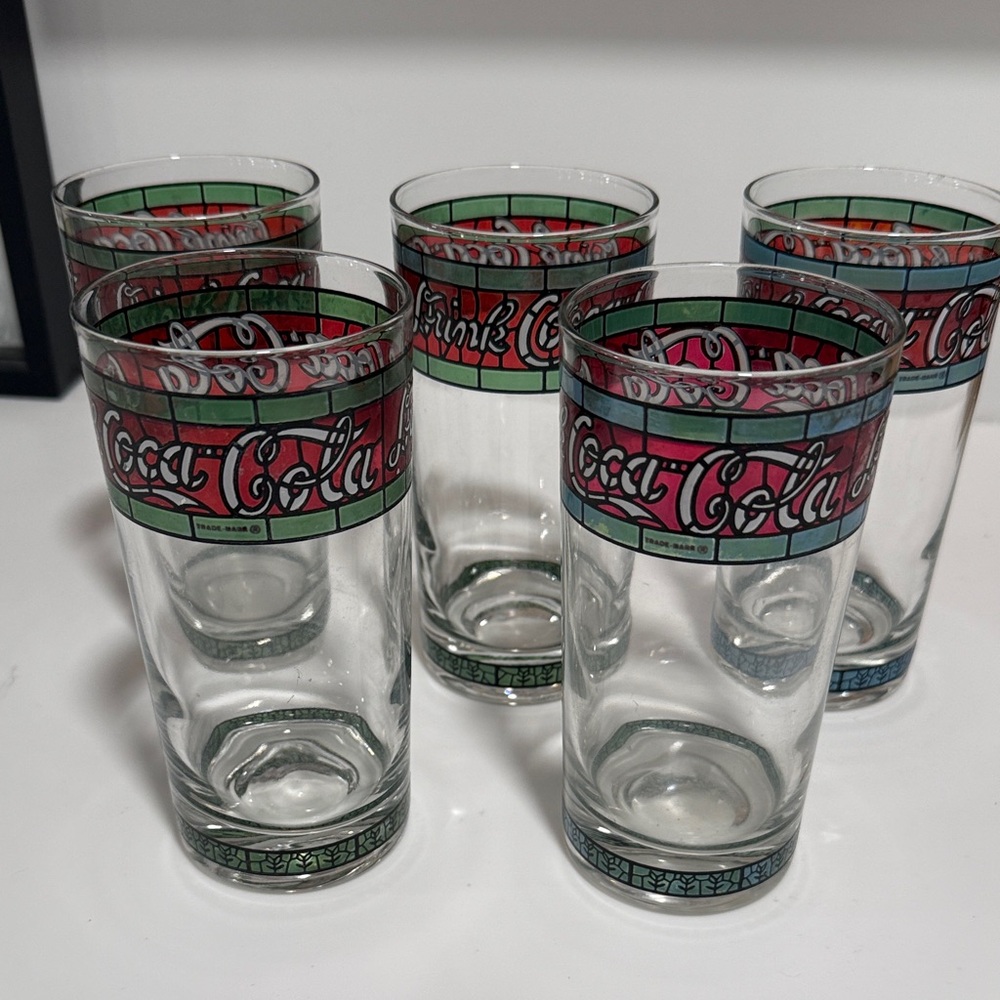 Coca-Cola Vintage Style Glass Set